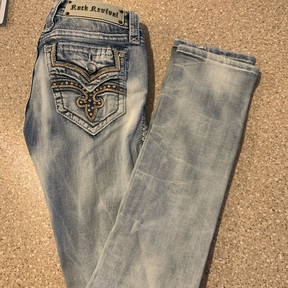 rock revival size 24 skinny